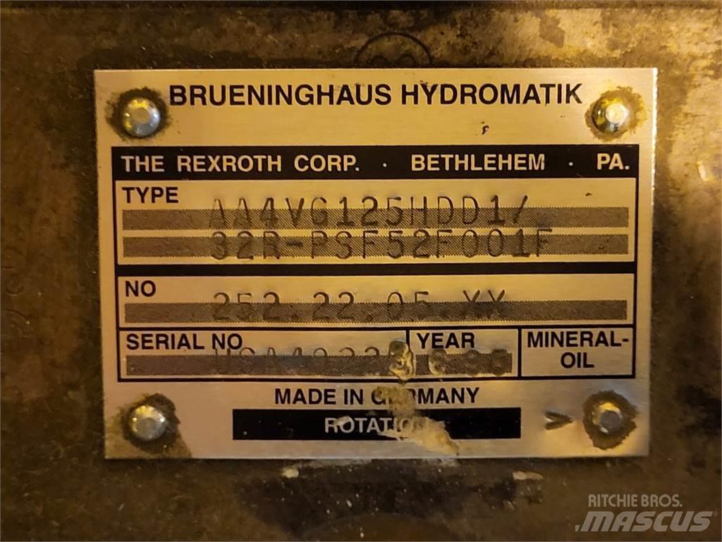Rexroth A4VG125HDD1 مضخات المياه