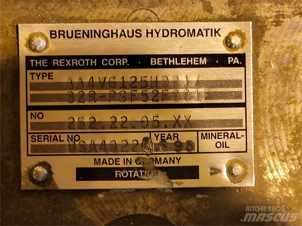 Rexroth A4VG125HDD1 مضخات المياه