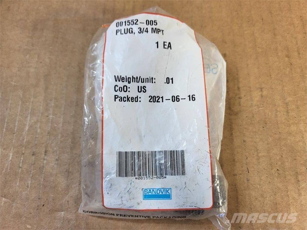 Sandvik 001552-005 مكونات أخرى