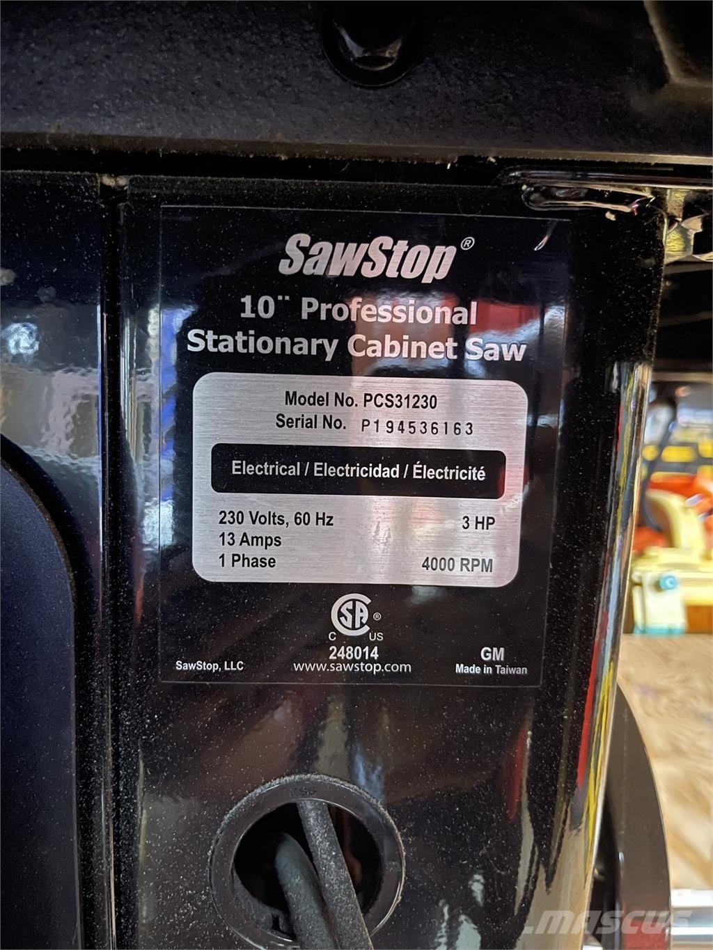  SAWSTOP PCS31230 أخرى