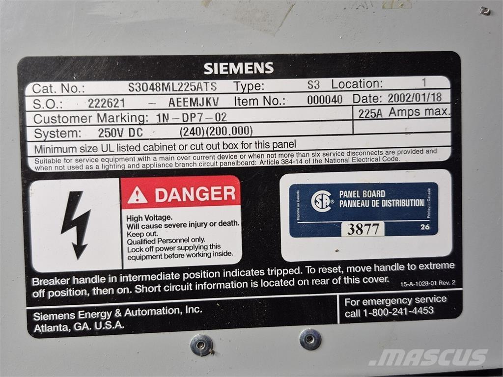 Siemens S3048ML225ATS معدات البناء - غير ذلك