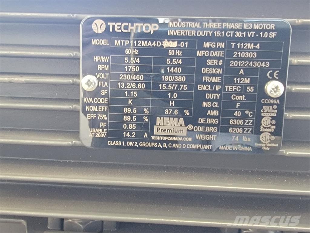 TECHTOP MTP112MA4D محركات صناعية