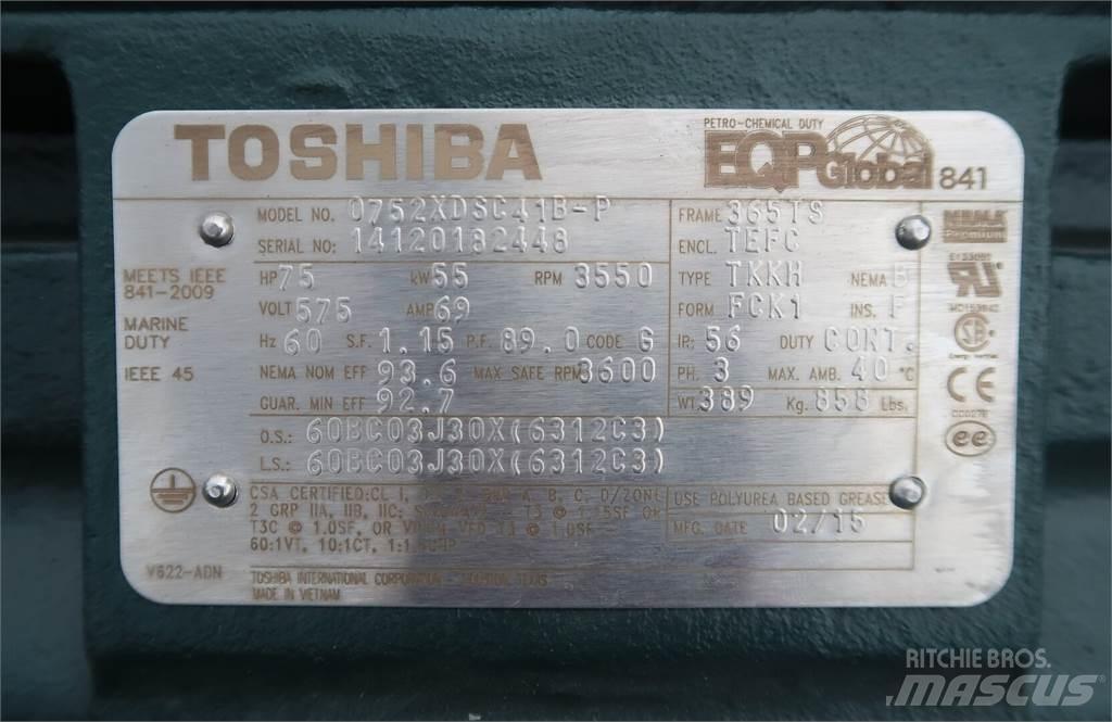  TOSHIBA 0752XDSC41B-P محركات صناعية