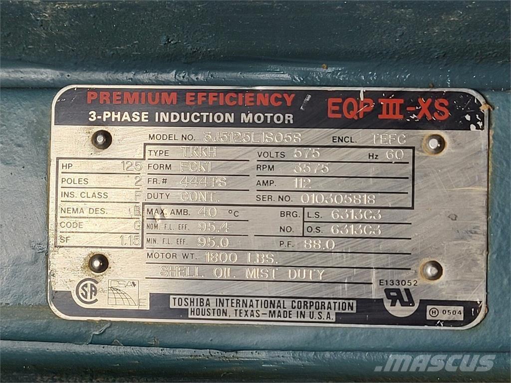  TOSHIBA 3J5125L1S058 محركات صناعية