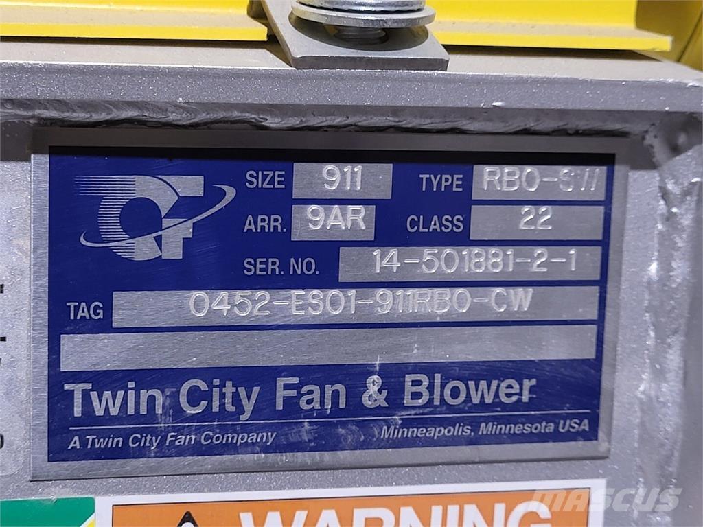  TWIN CITY FAN RBO-SW مكونات أخرى