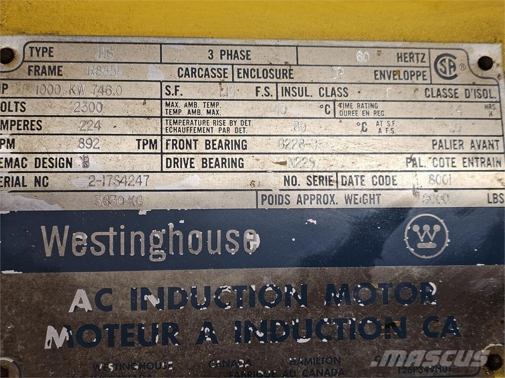 Westinghouse  محركات صناعية