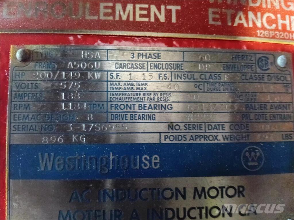 Westinghouse HSA محركات صناعية