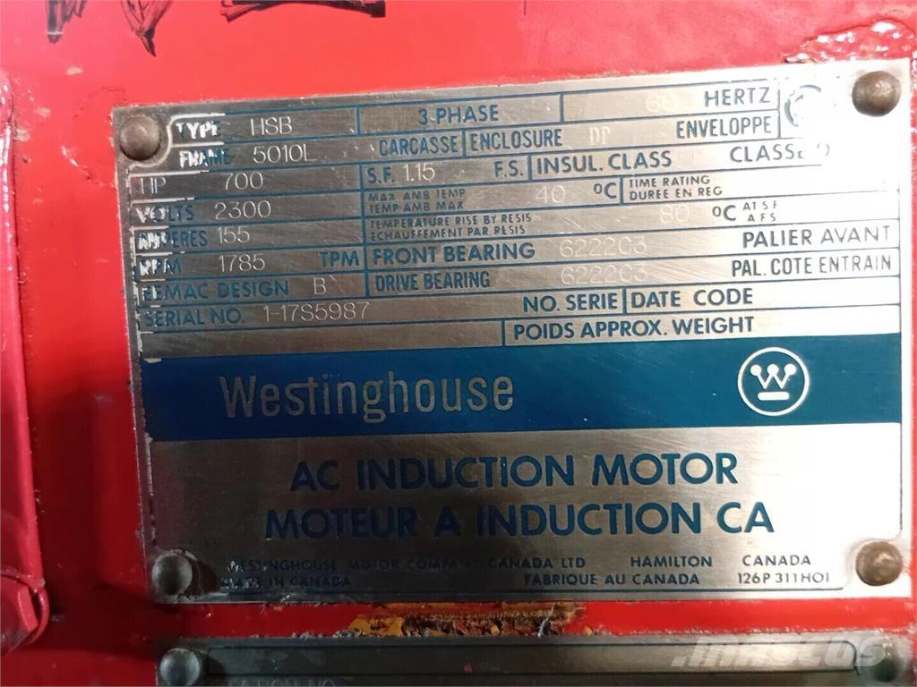 Westinghouse HSB محركات صناعية