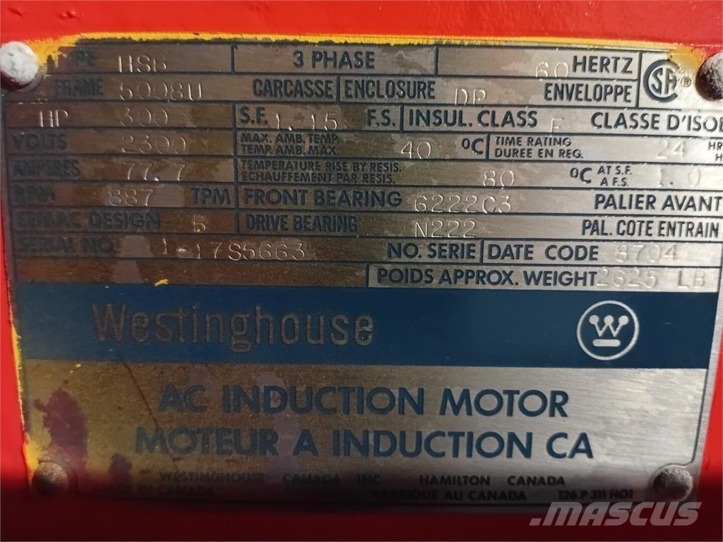 Westinghouse HSB محركات صناعية