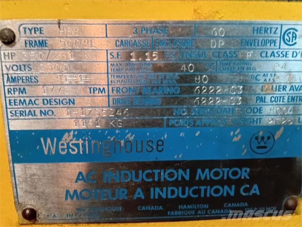 Westinghouse HSB محركات صناعية