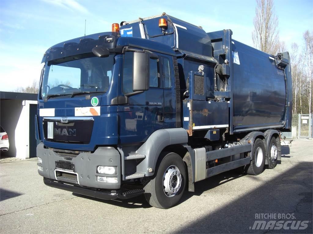 MAN 26360FNLL / RECHTSGEST. شاحنات المخلفات