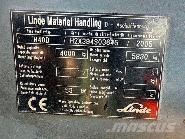 Linde H 40 D شاحنات الديزل