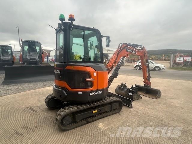 Develon Dx27z-7 حفارات زحافة