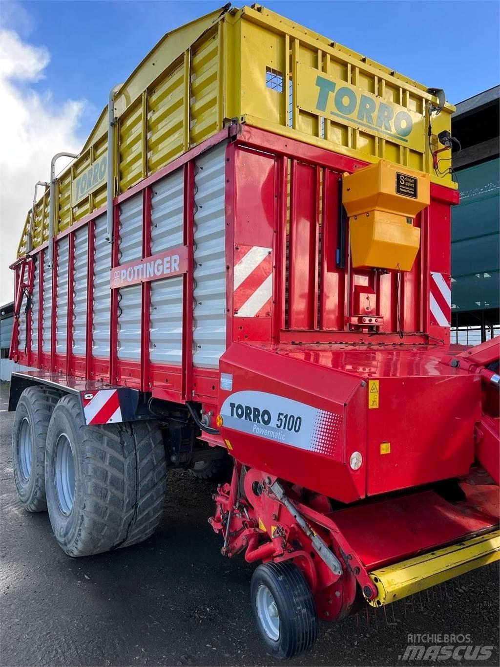 Pöttinger Torro 5100L عربات الأعلاف