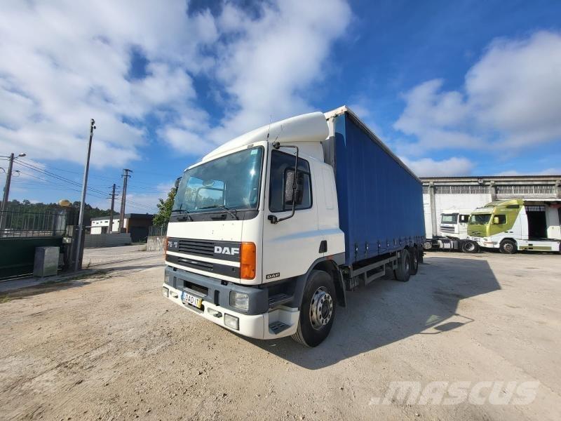 DAF 75 ATI 300 شاحنات بغطاء جانبي
