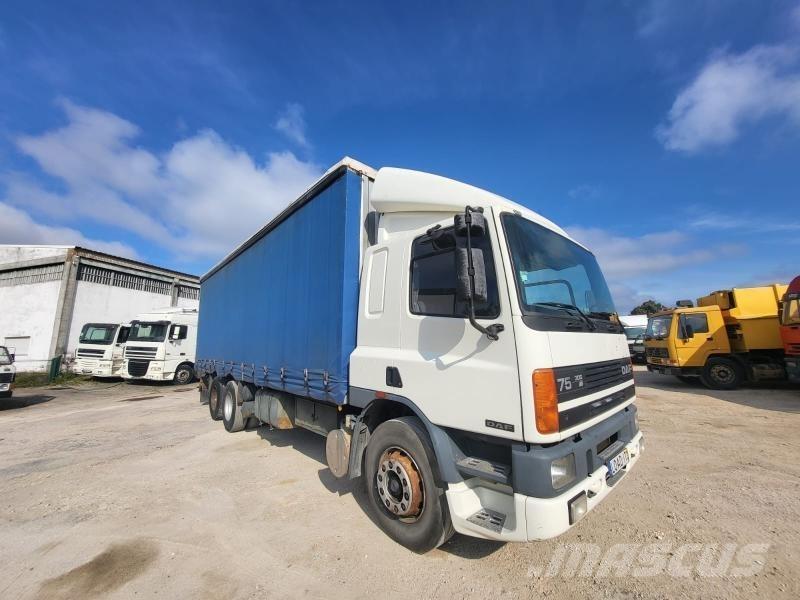 DAF 75 ATI 300 شاحنات بغطاء جانبي