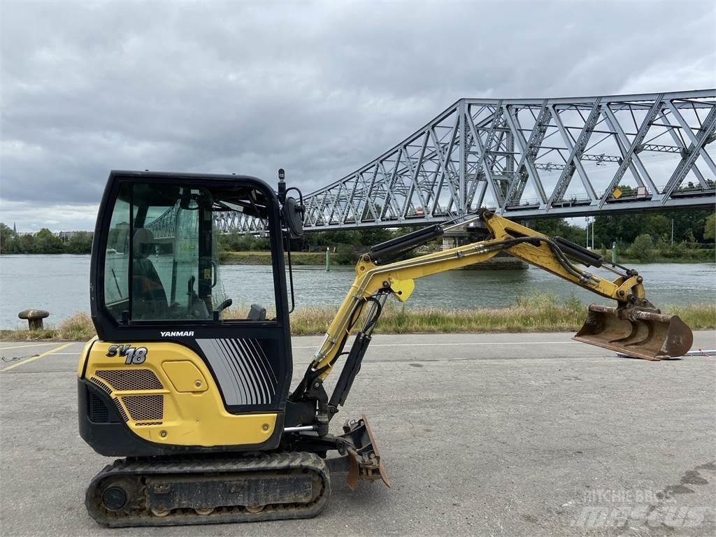 Yanmar SV18 حفارات صغيرة أقل من 7 طن (حفارات صغيرة)