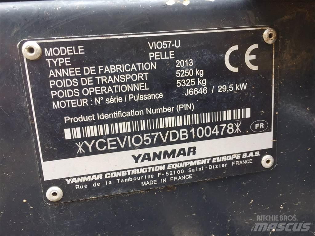 Yanmar VIO57 حفارات صغيرة أقل من 7 طن (حفارات صغيرة)