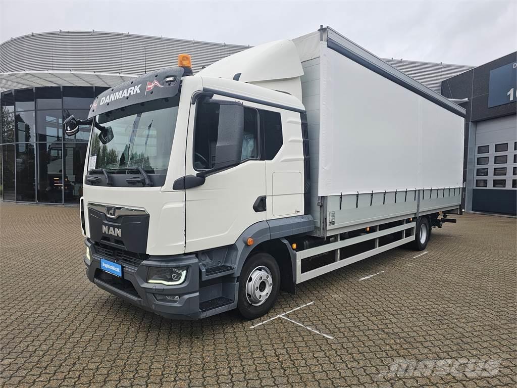 MAN TGL 12.250 شاحنات بغطاء جانبي