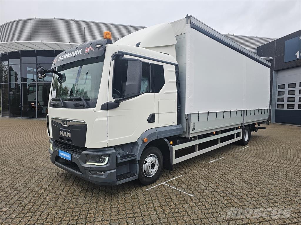 MAN TGL 12.250 شاحنات بغطاء جانبي