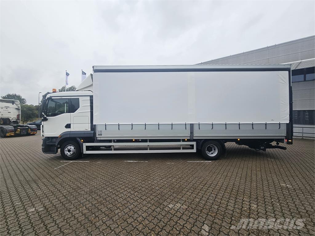 MAN TGL 12.250 شاحنات بغطاء جانبي