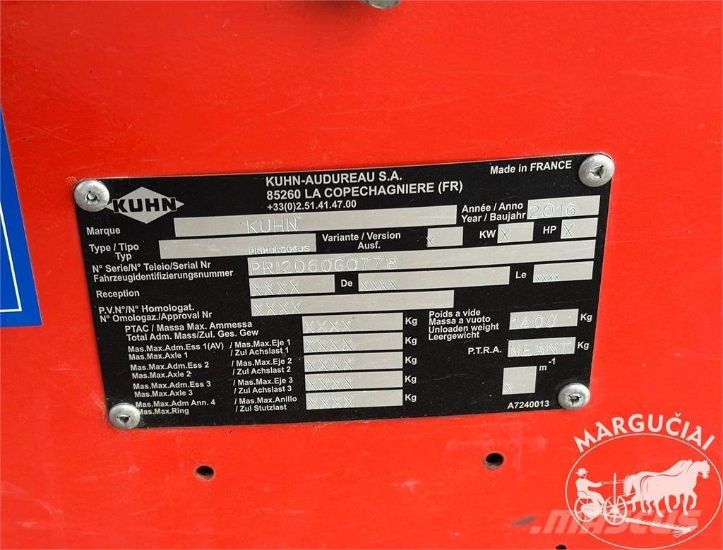 Kuhn Primor 2060 S ماكينات زراعية أخرى