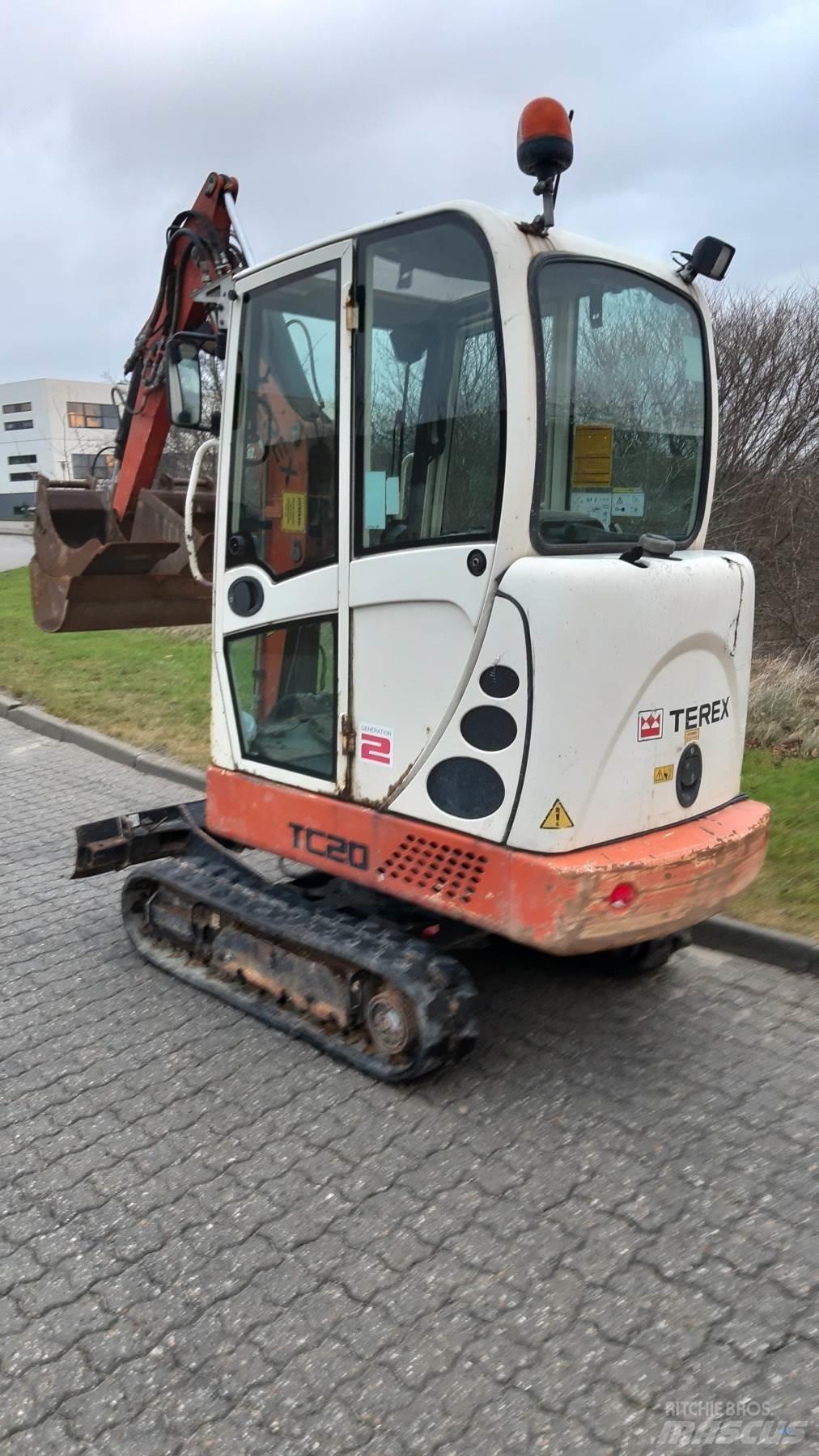 Terex TC20 حفارات صغيرة أقل من 7 طن (حفارات صغيرة)