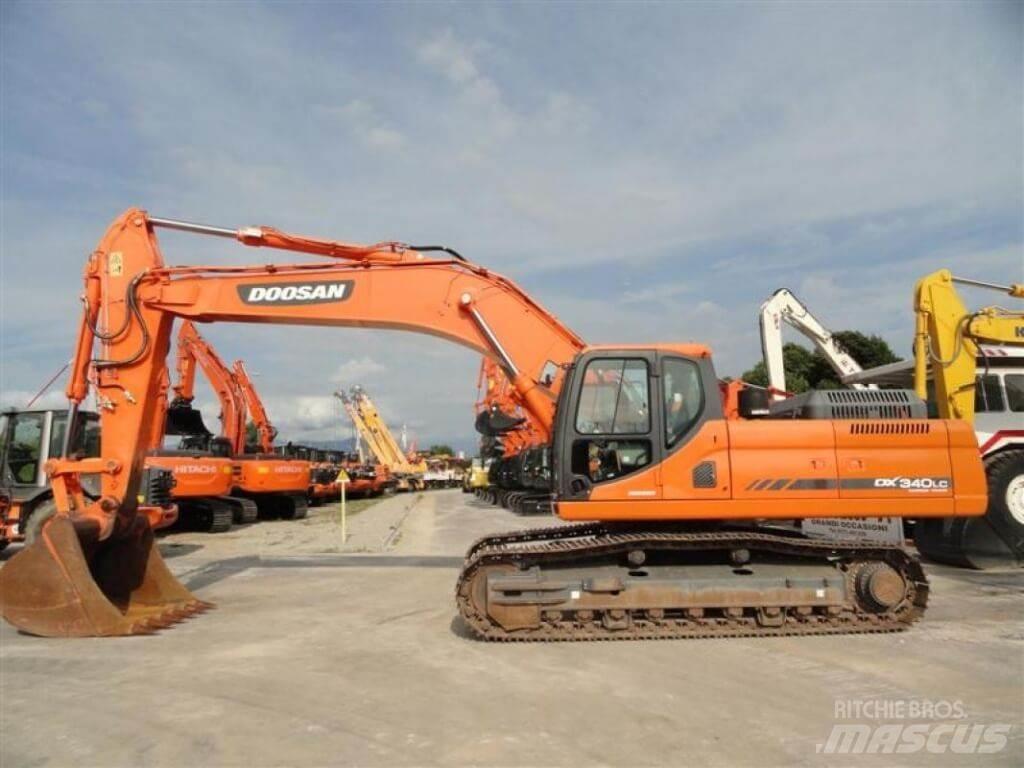 Doosan DX340LC حفارات زحافة