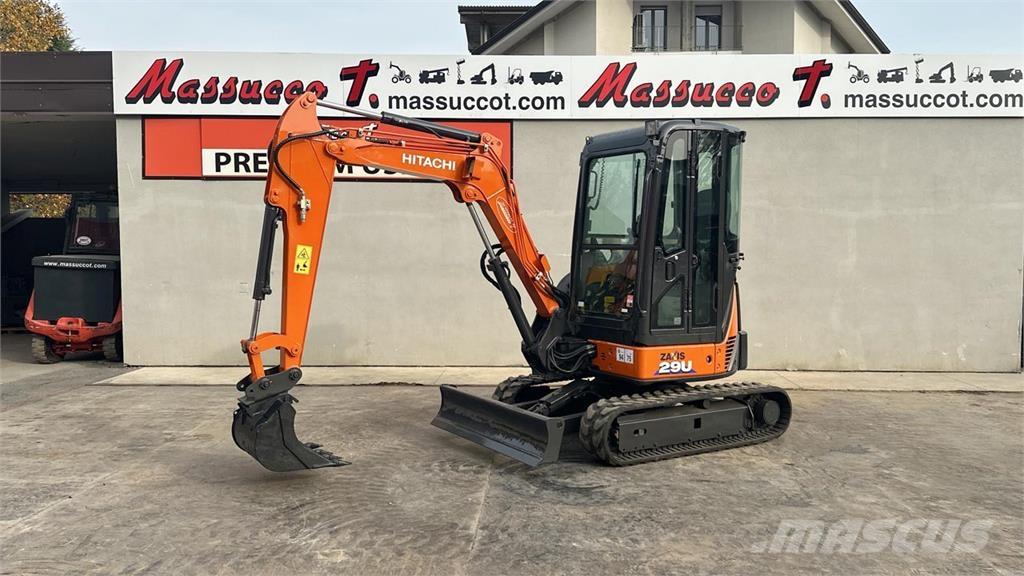 Hitachi ZX29U-3 CLR حفارات صغيرة أقل من 7 طن (حفارات صغيرة)