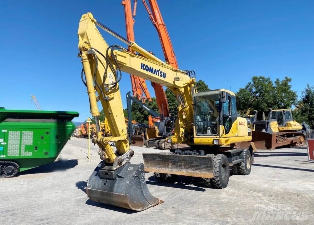 Komatsu PW200 7K حفارات بعجل