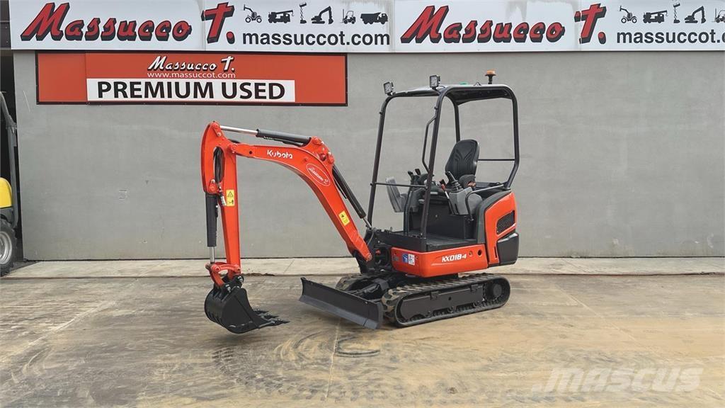 Kubota KX018-4 حفارات صغيرة أقل من 7 طن (حفارات صغيرة)