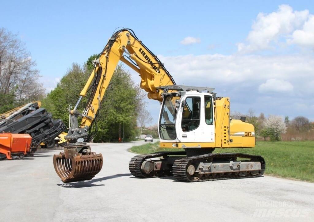 Liebherr R317 Litronic حفارات بعجل