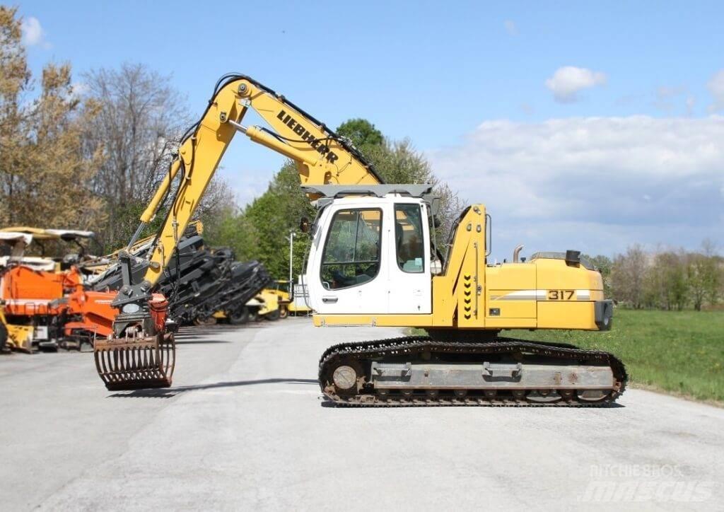 Liebherr R317 Litronic حفارات بعجل
