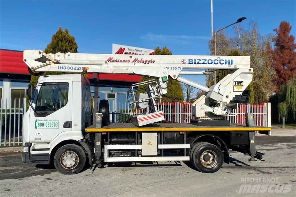 Renault MIDLUM 180 Dci المنصات الهوائية المثبتة على شاحنة