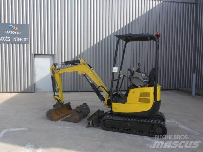 Yanmar VIO17U حفارات صغيرة أقل من 7 طن (حفارات صغيرة)