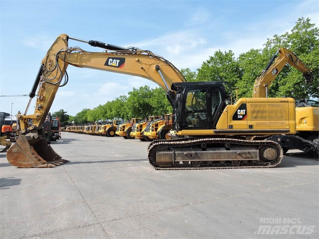 CAT 336 + GPS حفارات زحافة