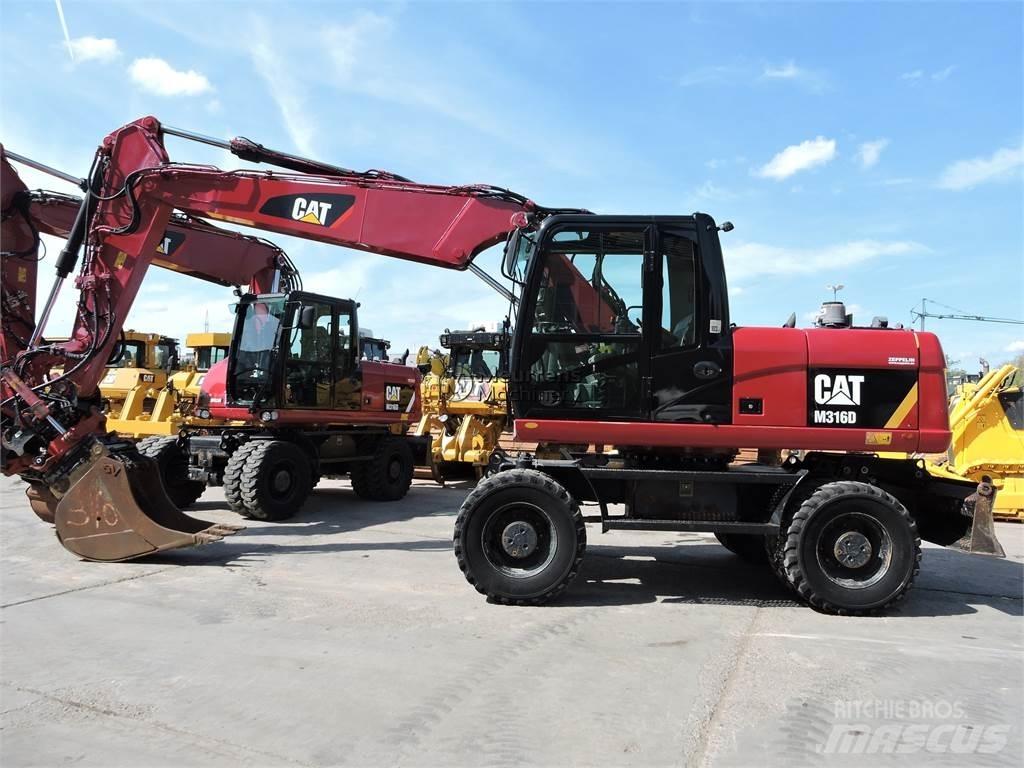 CAT M316D ROTOTILT حفارات بعجل