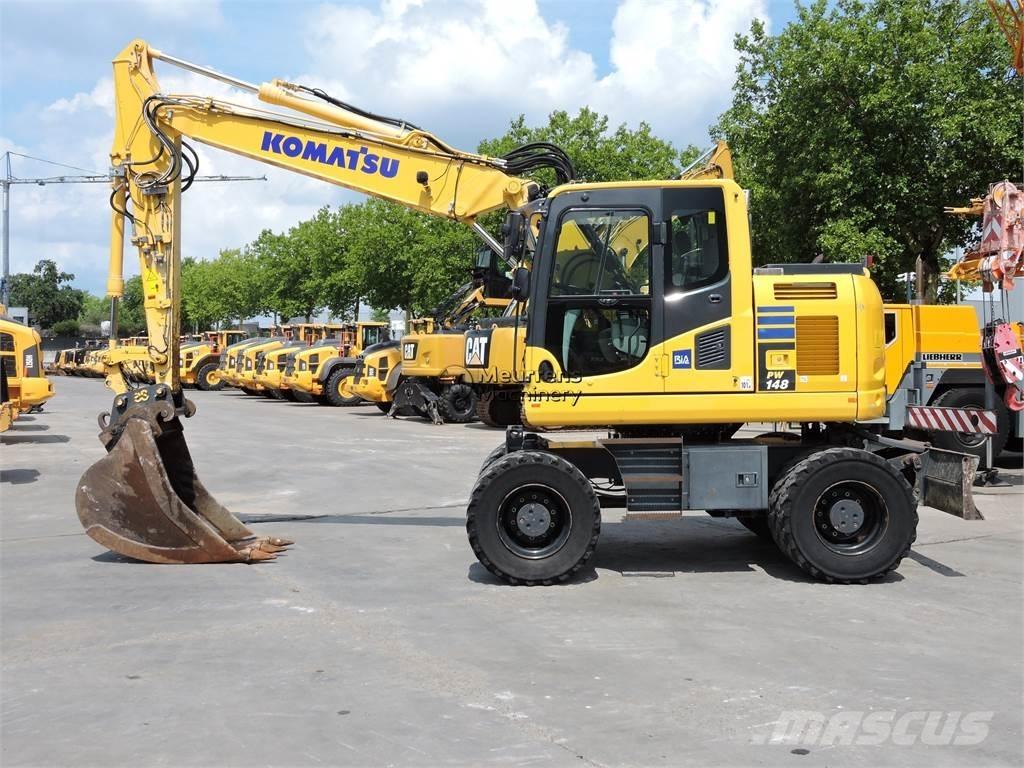 Komatsu PW148 حفارات بعجل