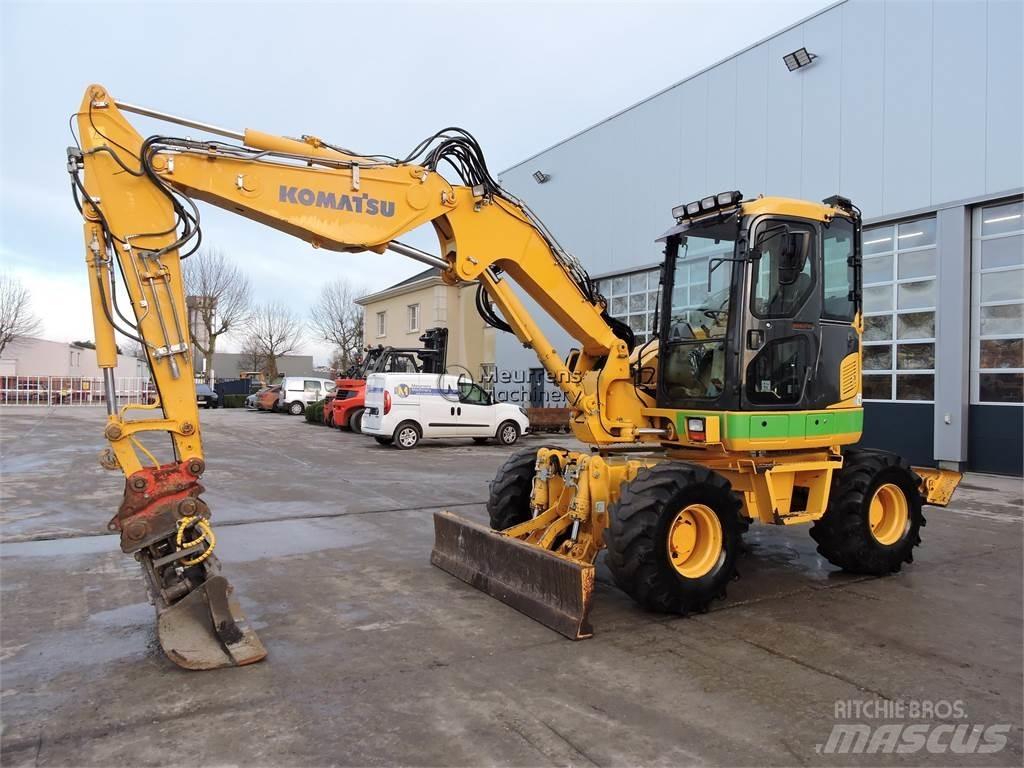 Komatsu PW98 حفارات بعجل