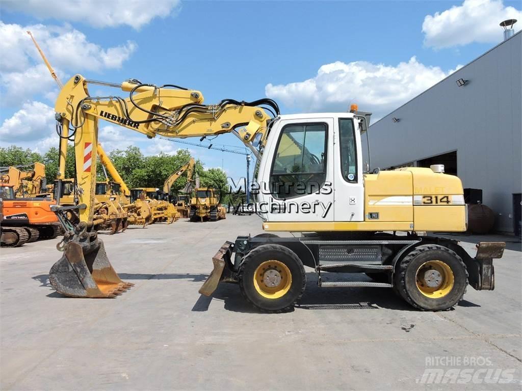Liebherr A314 حفارات بعجل