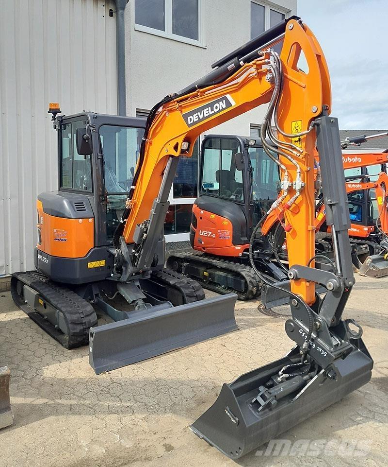 Develon DX 35Z-7 حفارات صغيرة أقل من 7 طن (حفارات صغيرة)