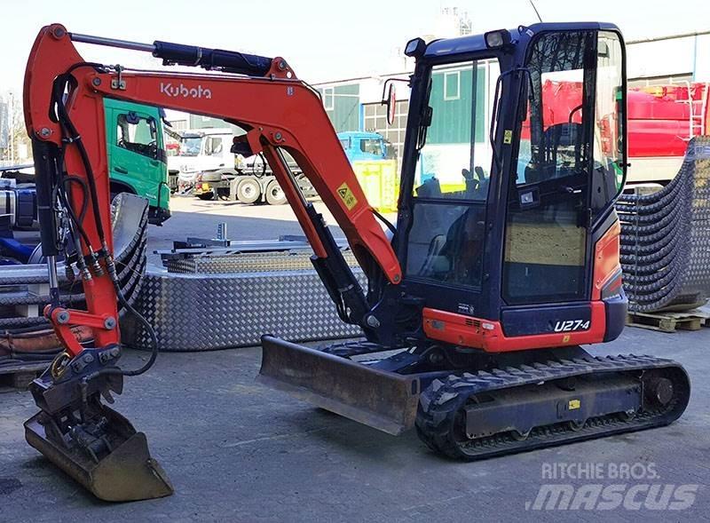 Kubota U 27-4 GL HI حفارات صغيرة أقل من 7 طن (حفارات صغيرة)