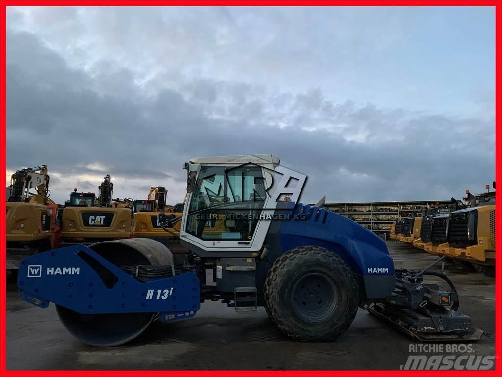 Hamm H 13i + Platten مداحل أحادية الأسطوانة