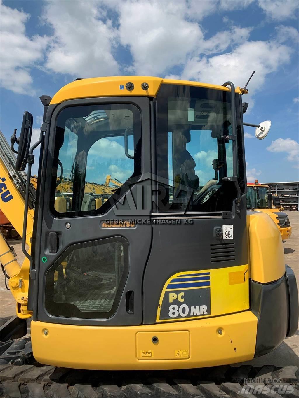 Komatsu PC80 MR-3 حفارات صغيرة أقل من 7 طن (حفارات صغيرة)