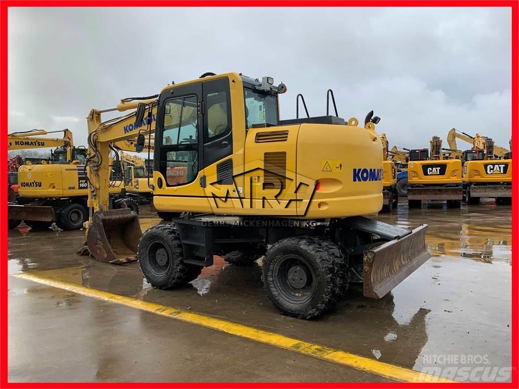 Komatsu PW148-10 حفارات بعجل
