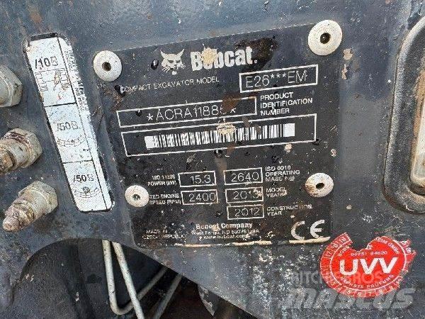 Bobcat E26 حفارات صغيرة أقل من 7 طن (حفارات صغيرة)