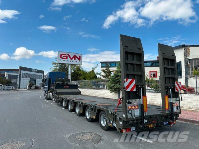  GVN 5 AXLE LOWBED نصف مقطورة مسطحة منخفضة
