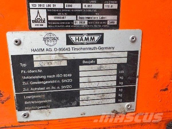 Hamm 3520 HAT مداحل أحادية الأسطوانة