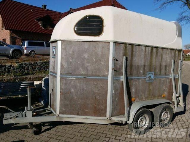  Holz Poly 2 Pferde مقطورات نقل الحيوانات