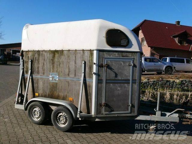  Holz Poly 2 Pferde مقطورات نقل الحيوانات